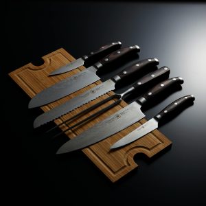 Stainless Steel Chef Knife Set